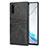 Handyhülle Hülle Luxus Leder Schutzhülle R06 für Samsung Galaxy Note 10 5G Schwarz