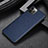 Handyhülle Hülle Luxus Leder Schutzhülle R07 für Apple iPhone 12 Pro Blau
