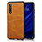 Handyhülle Hülle Luxus Leder Schutzhülle R09 für Huawei P30 Orange