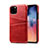 Handyhülle Hülle Luxus Leder Schutzhülle R10 für Apple iPhone 11 Pro Rot
