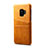 Handyhülle Hülle Luxus Leder Schutzhülle S02 für Samsung Galaxy S9 Orange