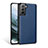 Handyhülle Hülle Luxus Leder Schutzhülle S03 für Samsung Galaxy S21 5G Blau