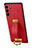 Handyhülle Hülle Luxus Leder Schutzhülle S05 für Samsung Galaxy S21 5G Rot