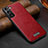 Handyhülle Hülle Luxus Leder Schutzhülle S07 für Samsung Galaxy S21 5G Rot