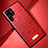 Handyhülle Hülle Luxus Leder Schutzhülle S08 für Samsung Galaxy S21 Ultra 5G Rot