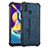 Handyhülle Hülle Luxus Leder Schutzhülle Y01B für Samsung Galaxy A11 Blau