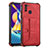 Handyhülle Hülle Luxus Leder Schutzhülle Y01B für Samsung Galaxy A11 Rot