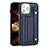 Handyhülle Hülle Luxus Leder Schutzhülle Y02B für Apple iPhone 13 Pro Max Blau