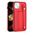 Handyhülle Hülle Luxus Leder Schutzhülle Y02B für Apple iPhone 13 Rot