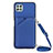 Handyhülle Hülle Luxus Leder Schutzhülle Y02B für Samsung Galaxy F42 5G Blau