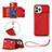 Handyhülle Hülle Luxus Leder Schutzhülle Y06B für Apple iPhone 13 Pro Rot