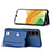 Handyhülle Hülle Luxus Leder Schutzhülle YB1 für Samsung Galaxy A54 5G Blau