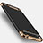 Handyhülle Hülle Luxus Metall Rahmen und Kunststoff für Xiaomi Redmi 4A Schwarz