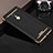 Handyhülle Hülle Luxus Metall Rahmen und Kunststoff für Xiaomi Redmi Note 3 MediaTek Schwarz