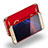 Handyhülle Hülle Luxus Metall Rahmen und Kunststoff mit Fingerring Ständer A03 für Huawei P9 Plus Rot