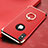Handyhülle Hülle Luxus Metall Rahmen und Kunststoff mit Fingerring Ständer für Apple iPhone Xs Max Rot