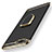 Handyhülle Hülle Luxus Metall Rahmen und Kunststoff mit Fingerring Ständer für Huawei Honor 10 Schwarz
