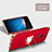Handyhülle Hülle Luxus Metall Rahmen und Kunststoff mit Fingerring Ständer für Huawei Nova 2i Rot