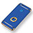 Handyhülle Hülle Luxus Metall Rahmen und Kunststoff mit Fingerring Ständer für Huawei P8 Lite (2017) Blau