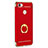Handyhülle Hülle Luxus Metall Rahmen und Kunststoff mit Fingerring Ständer für Xiaomi Redmi Note 5A Prime Rot