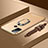 Handyhülle Hülle Luxus Metall Rahmen und Kunststoff Schutzhülle Hartschalen Tasche mit Fingerring Ständer A01 für Oppo A53s