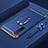 Handyhülle Hülle Luxus Metall Rahmen und Kunststoff Schutzhülle Hartschalen Tasche mit Fingerring Ständer und Lanyard für Realme X3 SuperZoom