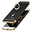 Handyhülle Hülle Luxus Metall Rahmen und Kunststoff Schutzhülle Tasche mit Fingerring Ständer A01 für Huawei G9 Plus