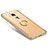 Handyhülle Hülle Luxus Metall Rahmen und Kunststoff Schutzhülle Tasche mit Fingerring Ständer A01 für Huawei G9 Plus Gold