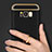 Handyhülle Hülle Luxus Metall Rahmen und Kunststoff Schutzhülle Tasche mit Fingerring Ständer A01 für Samsung Galaxy S8