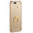 Handyhülle Hülle Luxus Metall Rahmen und Kunststoff Schutzhülle Tasche mit Fingerring Ständer A01 für Xiaomi Mi A1 Gold
