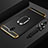 Handyhülle Hülle Luxus Metall Rahmen und Kunststoff Schutzhülle Tasche mit Fingerring Ständer A01 für Xiaomi Redmi 8A