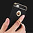 Handyhülle Hülle Luxus Metall Rahmen und Kunststoff Schutzhülle Tasche mit Fingerring Ständer A02 für Apple iPhone SE