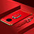 Handyhülle Hülle Luxus Metall Rahmen und Kunststoff Schutzhülle Tasche mit Fingerring Ständer T01 für Huawei Mate 30 Rot