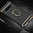 Handyhülle Hülle Luxus Metall Rahmen und Kunststoff Schutzhülle Tasche mit Fingerring Ständer T01 für Samsung Galaxy S10 Plus
