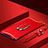 Handyhülle Hülle Luxus Metall Rahmen und Kunststoff Schutzhülle Tasche mit Fingerring Ständer und Lanyard für Oppo Find X Rot