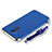 Handyhülle Hülle Luxus Metall Rahmen und Kunststoff Schutzhülle Tasche mit Lanyard für Huawei Honor 6C Pro Blau