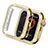 Handyhülle Hülle Luxus Strass Diamant Schutzhülle für Apple iWatch 5 44mm Gold