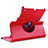 Handyhülle Hülle Rotierende Tasche Leder für Apple iPad Mini 2 Rot