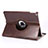 Handyhülle Hülle Rotierende Tasche Leder für Apple iPad Mini 4 Braun