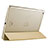 Handyhülle Hülle Stand Tasche Leder für Apple iPad Air Gold