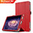 Handyhülle Hülle Stand Tasche Leder für Huawei MediaPad M2 10.1 FDR-A03L FDR-A01W Rot