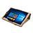 Handyhülle Hülle Stand Tasche Leder für Microsoft Surface Pro 3 Gold