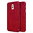 Handyhülle Hülle Stand Tasche Leder für Samsung Galaxy C7 (2017) Rot