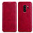 Handyhülle Hülle Stand Tasche Leder L01 für Samsung Galaxy S9 Plus Rot