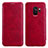 Handyhülle Hülle Stand Tasche Leder L01 für Samsung Galaxy S9 Rot Petit