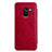 Handyhülle Hülle Stand Tasche Leder L01 für Samsung Galaxy S9 Rot