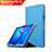 Handyhülle Hülle Stand Tasche Leder L07 für Huawei MediaPad T3 10 AGS-L09 AGS-W09 Hellblau