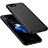 Handyhülle Hülle Ultra Dünn Kunststoff Schutzhülle Matt für Apple iPhone 7 Schwarz