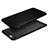 Handyhülle Hülle Ultra Dünn Schutzhülle Durchsichtig Transparent Matt T06 für Apple iPhone 6 Schwarz