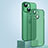 Handyhülle Hülle Ultra Dünn Schutzhülle Hartschalen Tasche Durchsichtig Transparent Matt QC1 für Apple iPhone 12 Mini Grün